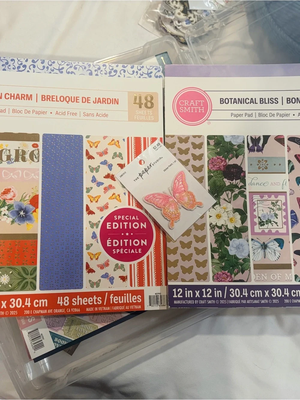 Botanical Bliss Paper Pad - Lavender/Multicolor